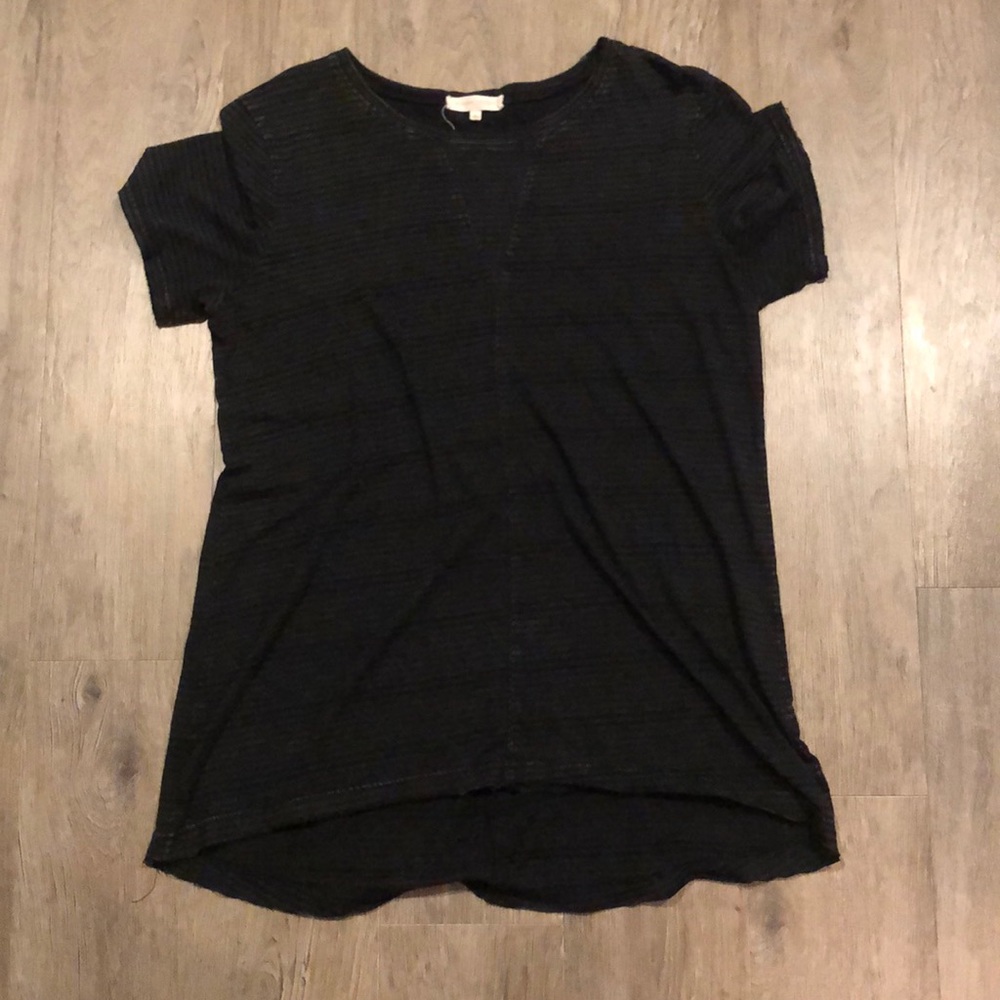 COPY - Gilded intent Black stripe Top